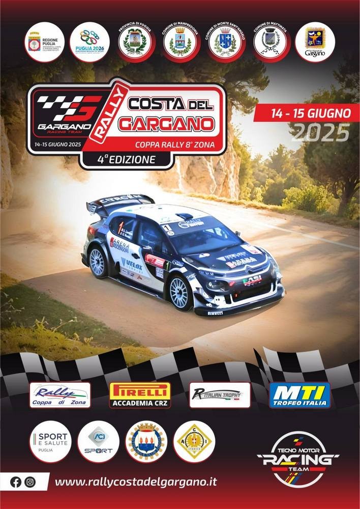 locandina-4-Rally-Costa-del-Gargano-14-e-15-giugno-2025