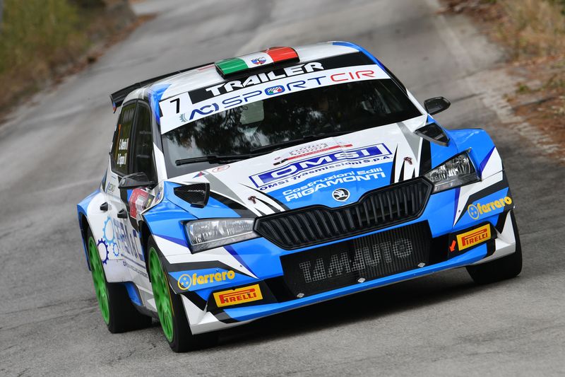 Albertini Stefano-Fappani Danilo, Skoda Fabia R5 EVO #7, Mirabella Mille Miglia