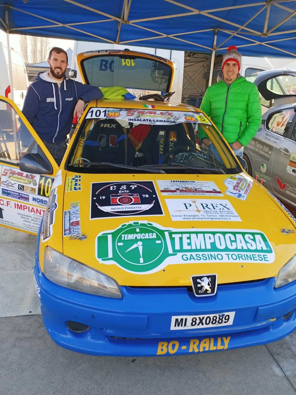 da-sx-Lorenzo-Lamanda-e-Luca-Insalata-Rally-Castiglione-Torinese-5-12-2021-foto-di-Samanta