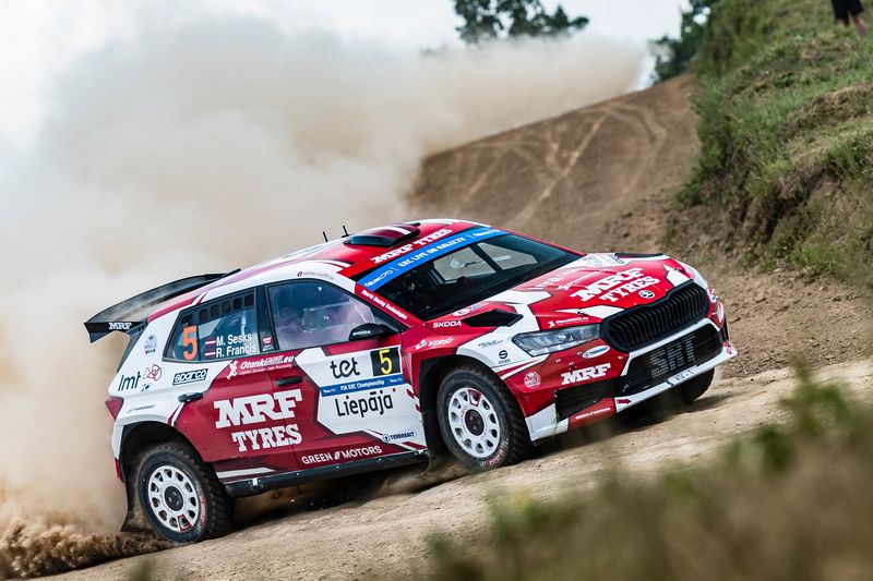 Martin Sesks at FIA ERC - Fia European Rally Championship 2023 at Liepaja, Latvia on Jun 16. 2023