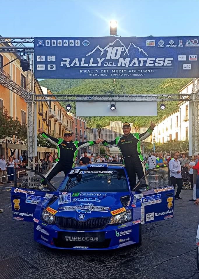 giuseppe testa gino abatecola ro racing campioni di coppa rally settima zona