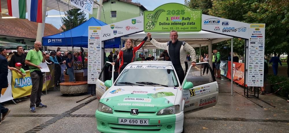 Mlakar-Delbello-arrivo-Rally-Dolina-Zelenega-Zlata-foto-Fabio-Morgut