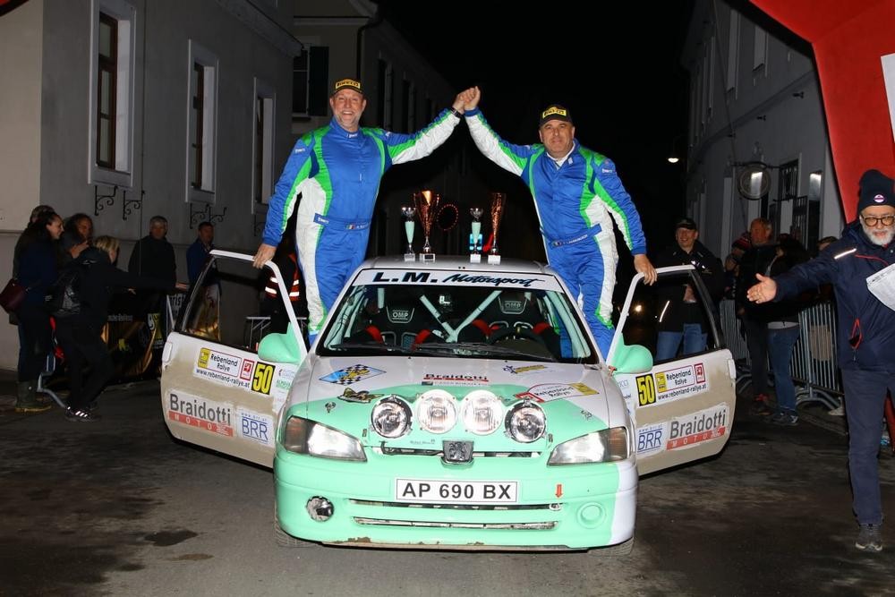 Laurencich-Mlakar-arrivo-Rebenland-Rallye-2024-foto-Paolo-Drioli