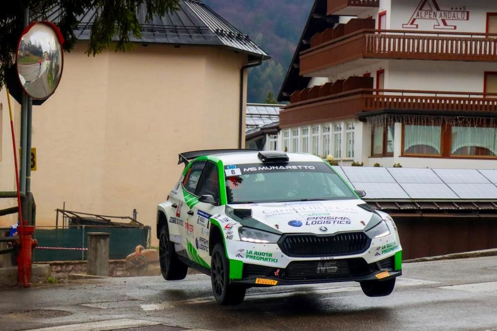 Zantedeschi---Righetti-in-azione-al-Paganella-Rally
