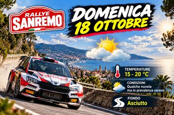 Rallye Sanremo Meteo di Domenica
