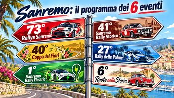 Sanremo programma dei sei eventi